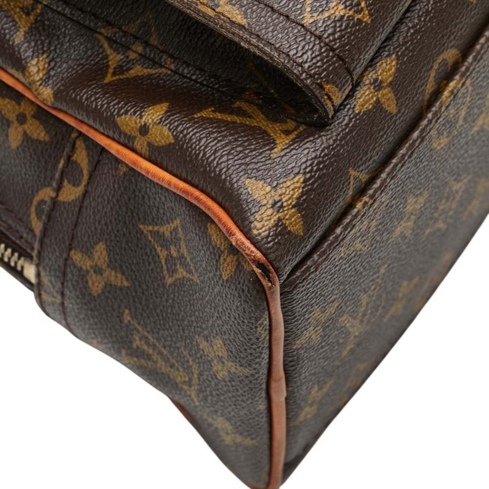 Louis Vuitton Monogram Manhattan GM Handbag/Boston Bag M40025 Brown Leather W... - Picture 5 of 16